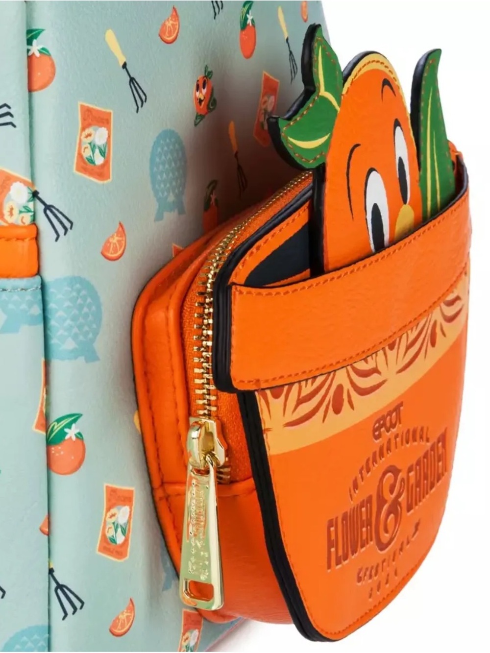 Disney Flower & Garden Orange Bird Backpack - Picture 3 of 5